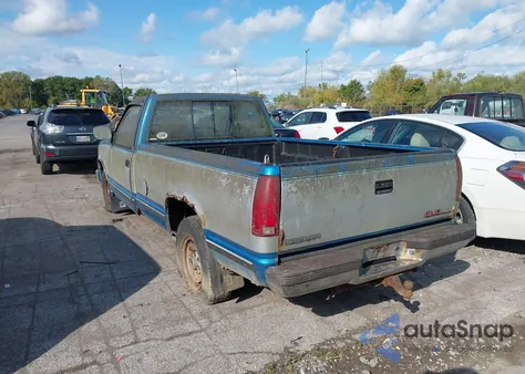 1992 GMC Sierra C2500 из США, поврежденный, VIN 1GTFC24K0NE534960